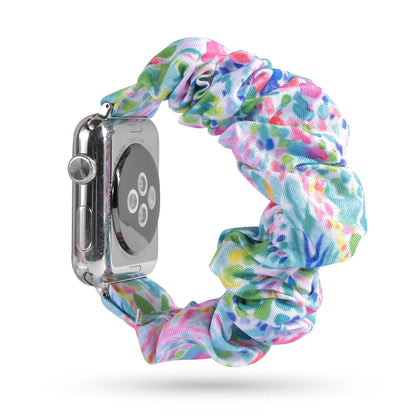 Armband scrunchie till Apple Watch 4, 5, SE, 6 och 7 (42 olika modeller)