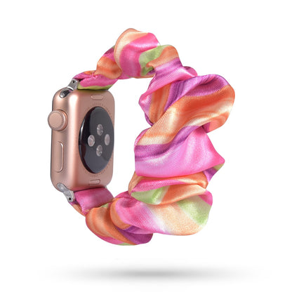 Armband scrunchie till Apple Watch 4, 5, SE, 6 och 7 (42 olika modeller)