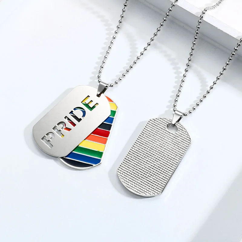 Halsband - pride, love, equality och regnbågsfärgat