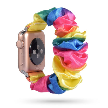 Armband scrunchie till Apple Watch 4, 5, SE, 6 och 7 (42 olika modeller)