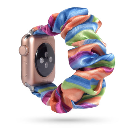 Armband scrunchie till Apple Watch 4, 5, SE, 6 och 7 (42 olika modeller)