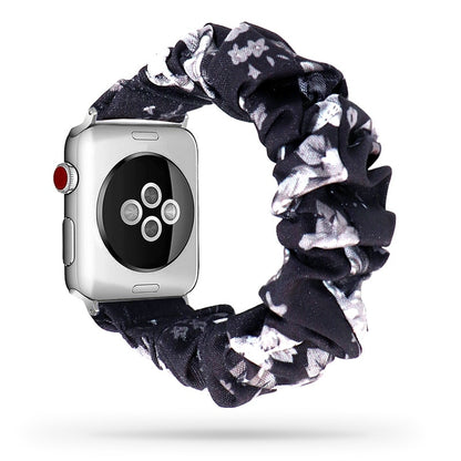 Armband scrunchie till Apple Watch 4, 5, SE, 6 och 7 (42 olika modeller)