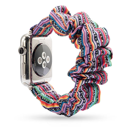 Armband scrunchie till Apple Watch 4, 5, SE, 6 och 7 (42 olika modeller)