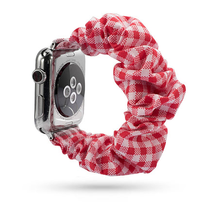 Armband scrunchie till Apple Watch 4, 5, SE, 6 och 7 (42 olika modeller)