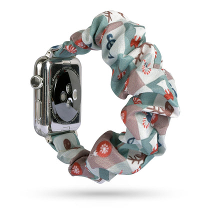 Armband scrunchie till Apple Watch 4, 5, SE, 6 och 7 (42 olika modeller)