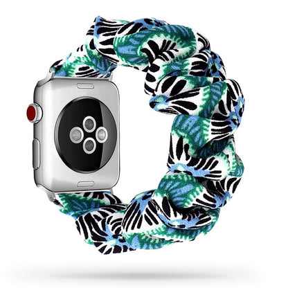 Armband scrunchie till Apple Watch 4, 5, SE, 6 och 7 (42 olika modeller)