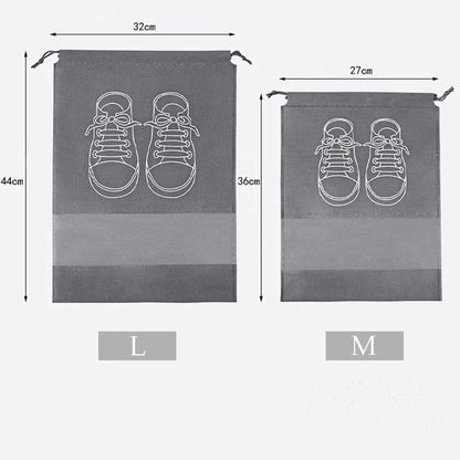 Skopåsar att lägga dina skor i när du reser (2 storlekar)