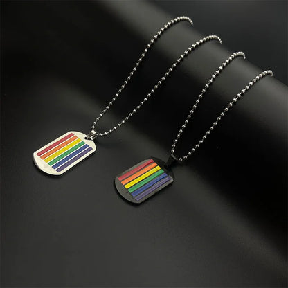 Halsband - pride, love, equality och regnbågsfärgat